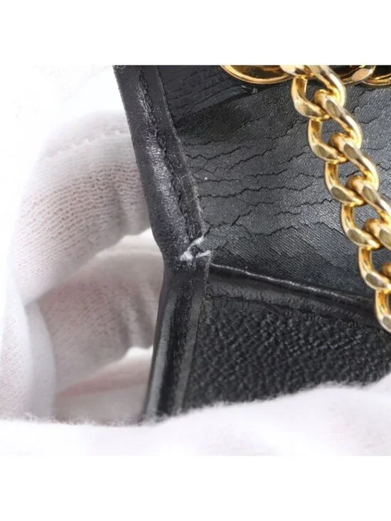 Dior Vintage Honeycomb Chain Leather Shoulder Bag Crossbody - Picture 8 of 10